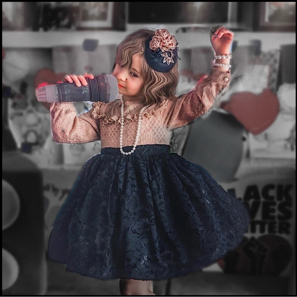 Girls formal designer boutique gown